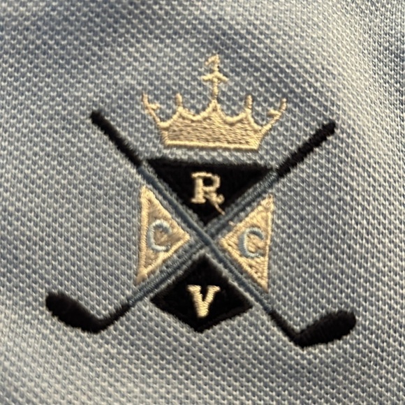 Ashworth Academia Blue Sleeveless Polo Golf Shirt Size Small - Picture 6 of 7